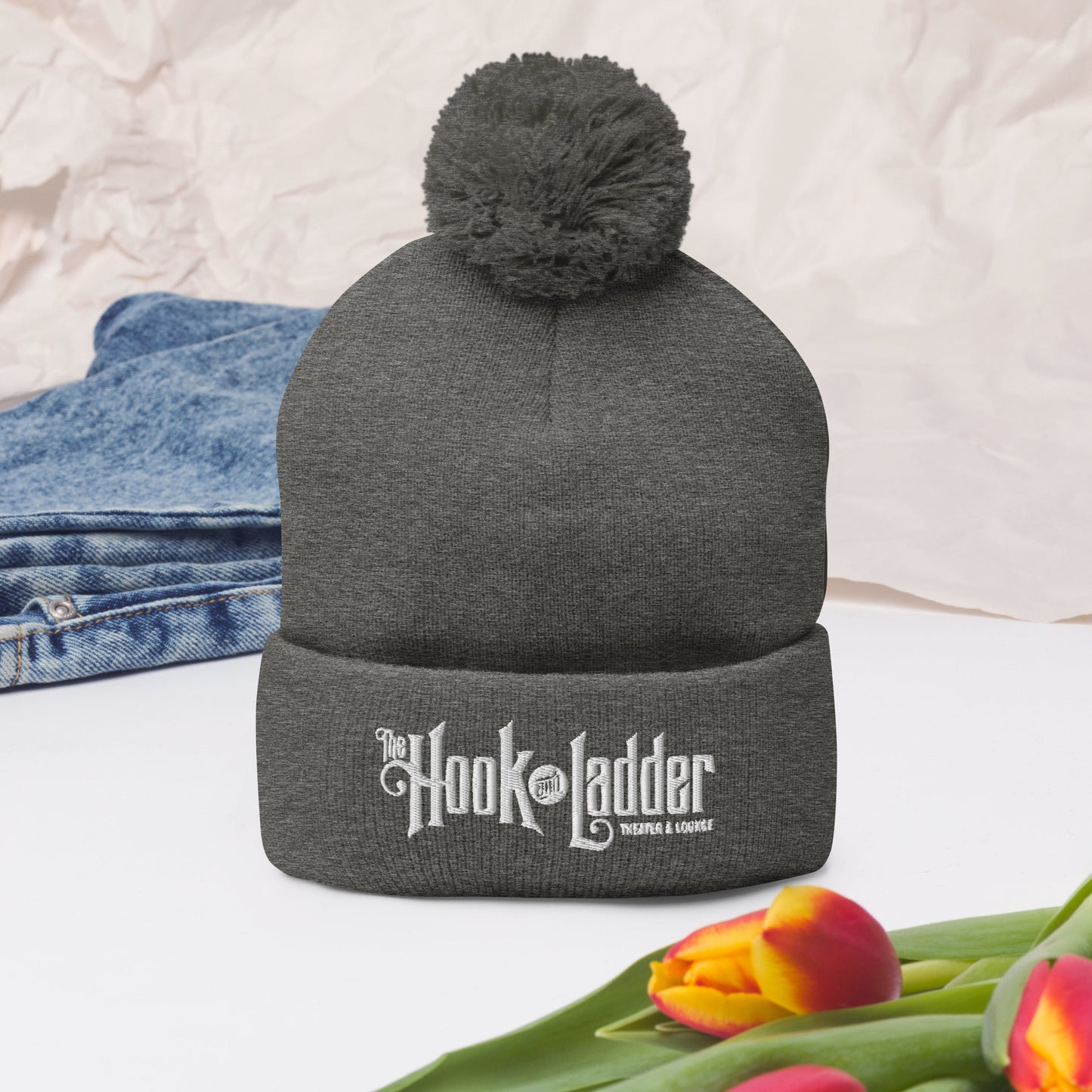 Hook and Ladder - Pom-Pom Beanie