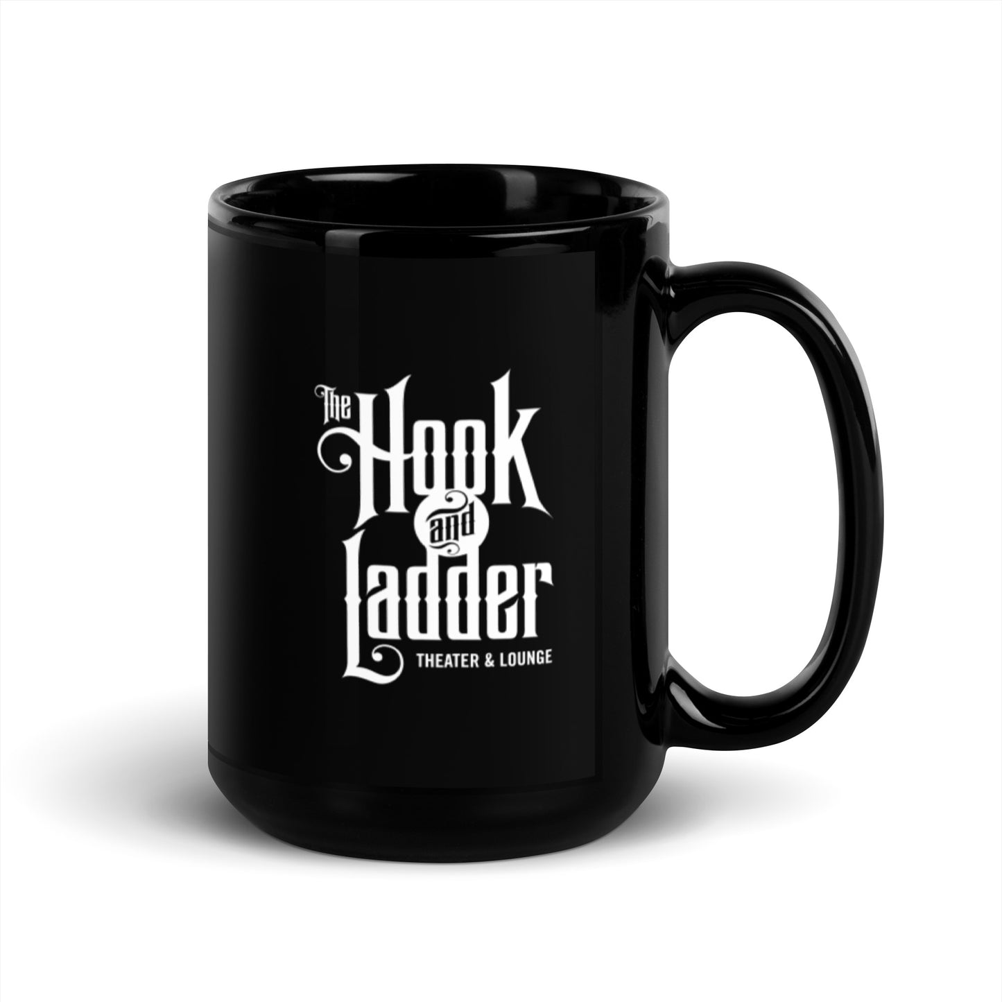 Hook and Ladder - Black Glossy Mug